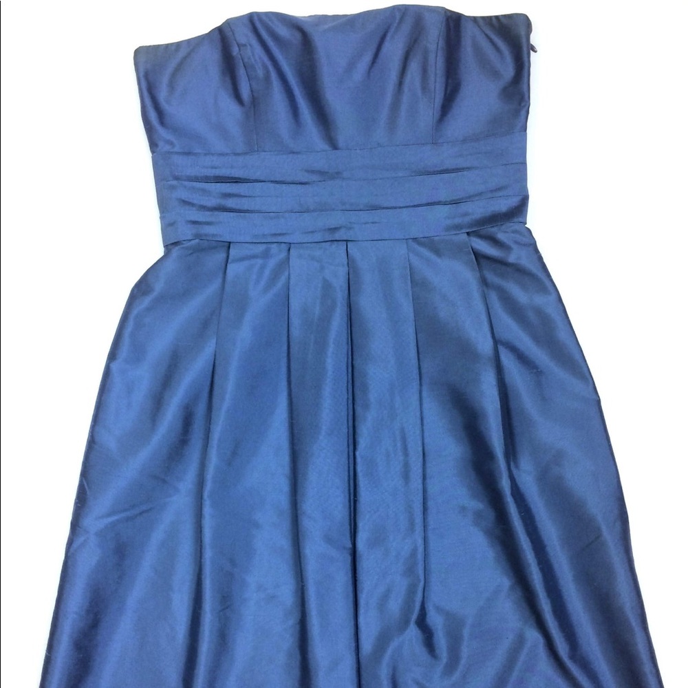 Strapless Blue Ann Taylor Dress